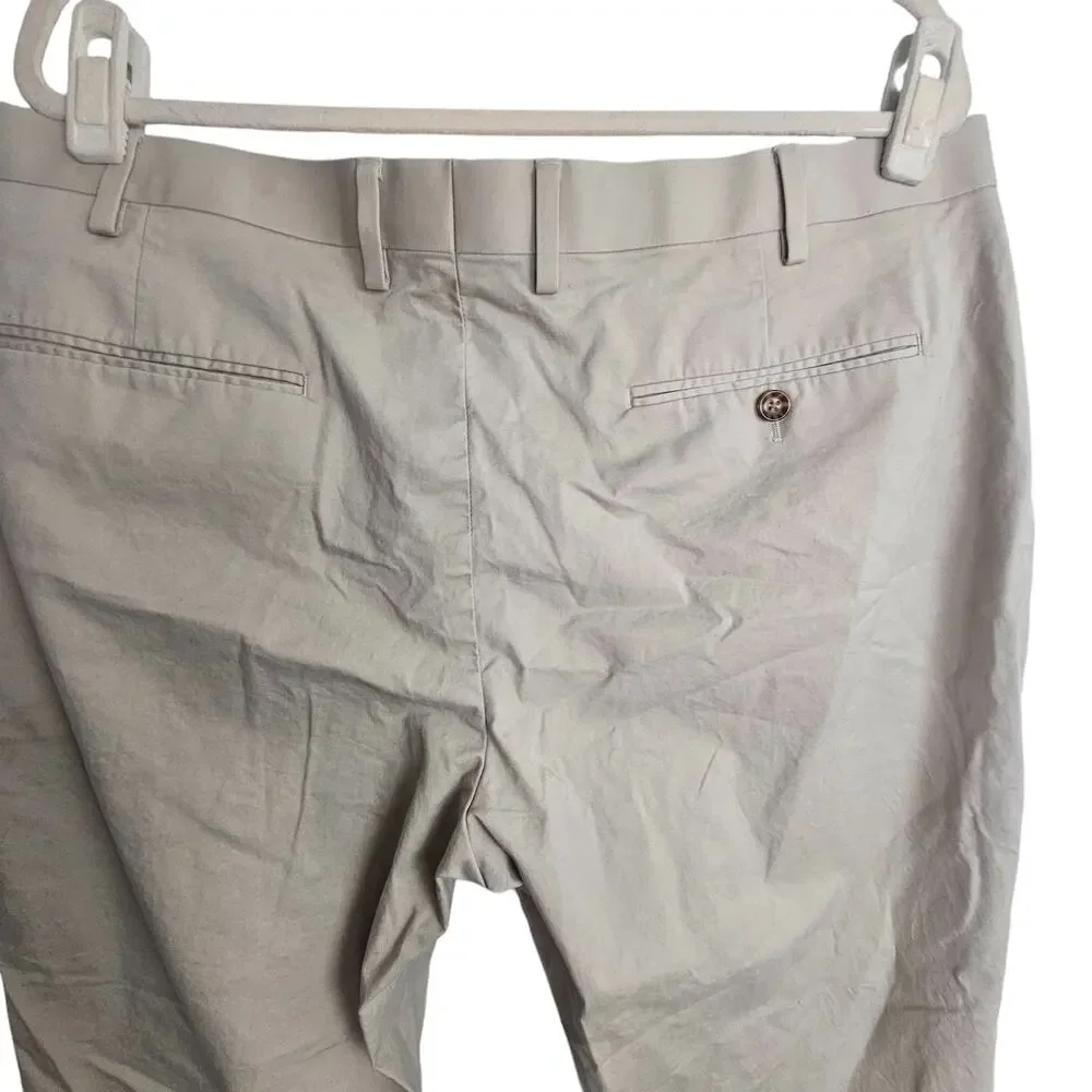 J. Crew Mens Thompson Tapered Chinos Pants Size 38X31 Classic Minimalist Preppy
